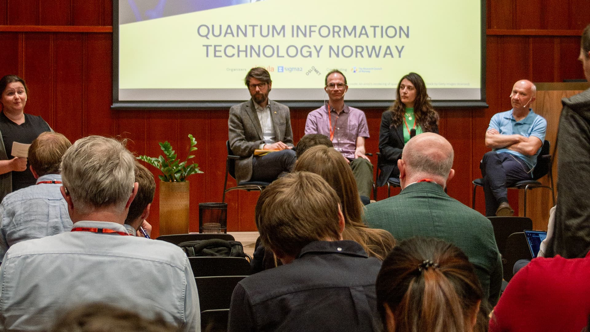 Ina von Turow led the panel on the second day of QIT Norway.