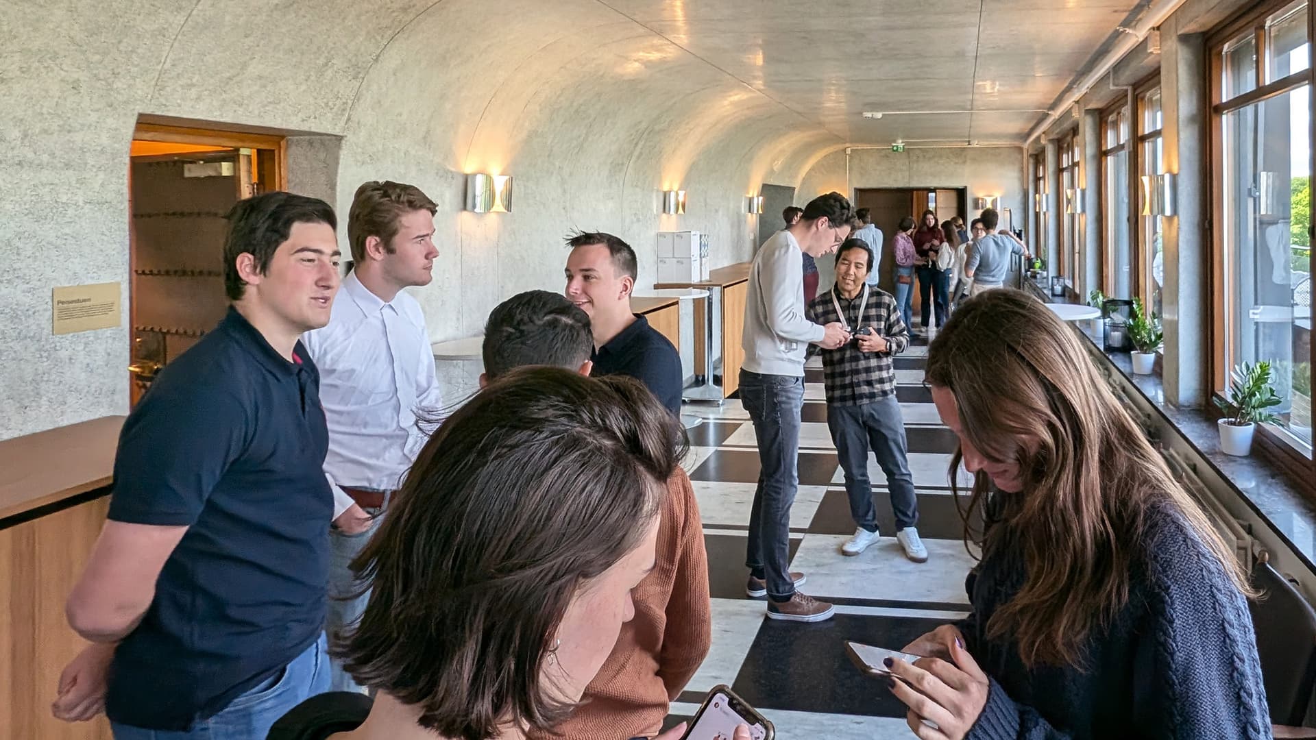 Eindhoven students mingled at Simula in Oslo.