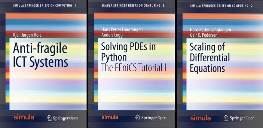 Simula SpringerBriefs on Computing - some of the most downloaded books in the field