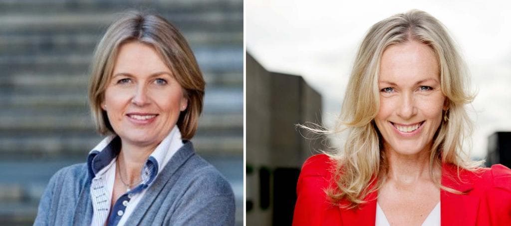 Kristin Vinje og Anita Krohn Traaseth
