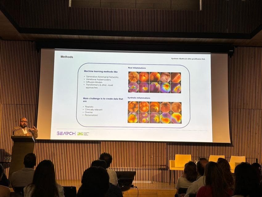 . Josep Munuera presenting at the Health Revolution Congress