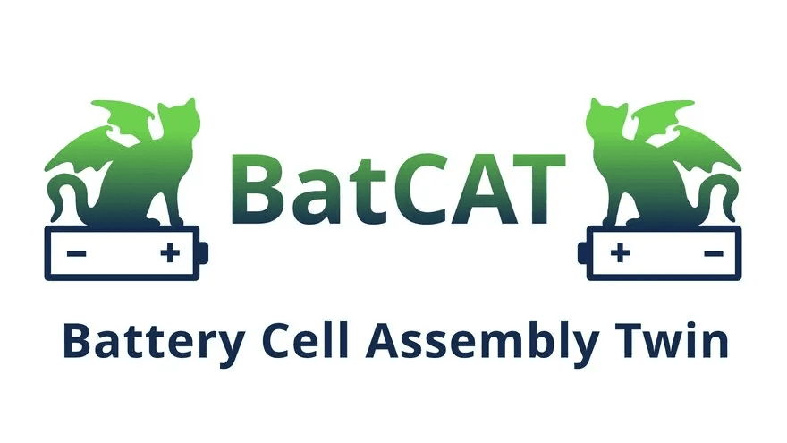 BatCAT - battery cell assembly twin logo